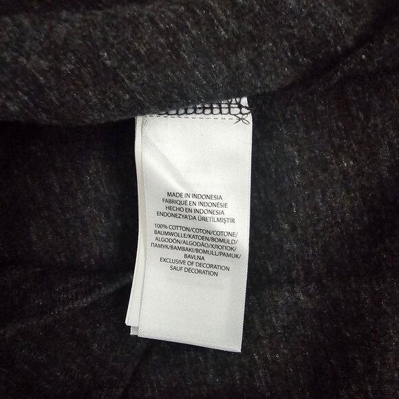 Polo Ralph Lauren Charcoal Gray Estate Rib Pullover Sweater Men's Size Medium - Picture 9 of 16